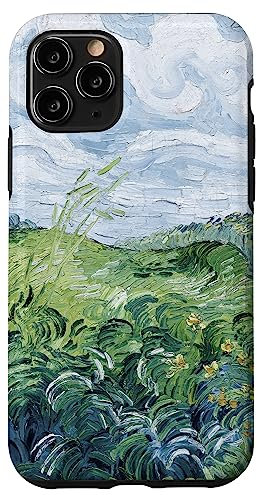 Van Gogh Green Wheat Fields Modern Art Painting Phone Cover Case for iPhone 11 Pro