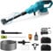 wowspeed Idropulitrice a batteria ad alta pressione portatile con 2 batterie 3000 mAh, idropulitrice a batteria 120 bar, 3 livelli di regolazione, ugello 6 in 1 e angoli regolabili idropulitrice