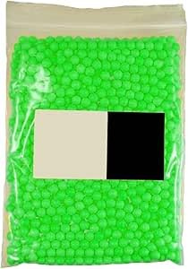 MIXEL BB Pellets Bullets High-Grade Polished Bulldog, Plastic BBS, Balls for Airsoft Gun, Ensuring Reliable And Consistent Performance ((2000 BB BULLET IN BAG, GREEN)