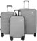 yonsly® Koffer Suitcase Set, Trolley Reisekoffer, Rollkoffer Handgepäck mit 4 Rollen 360°, ABS Hartschalen, Sicherheitsschloss, Weicher Gummigriff, 210D-Futter (3er Set, M,L&XL, Grau)