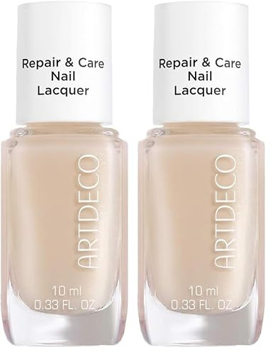ARTDECO Repair & Care Nail Lacquer - Pflege für brüchige Nägel, Feuchtigkeitsspende, Schützender Lack, 10 ml (Packung mit 2)