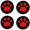 Silikon-Thumbstick-Kappe für PS4 PS3 Xbox One PS2 Xbox 360 Gamecontroller Red Cat Dog Paw 4PCS