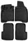 Element Passgenaue Premium 3D Gummimatten Fussmatten Designed für FIAT Panda, Mk3, 2011-2024, 4 TLG, Schwarz