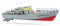 Cartronic Seamaster 2.4 GHz Torpedo Boot T-324, 50 x 12 x 16 cm I Ferngesteuertes Schiff mit Licht I Bis zu 80 m Reichweite I RC funkgesteuertes Schiff ab 14 Jahre