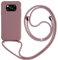 2ndSpring - Carcasa con Collar Compatible con Xiaomi Mi Poco X3 NFC, Gargantilla con cordón Colgante, Funda de Silicona Suave, Rosa y Oro