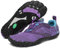 SAGUARO Barfußschuhe Damen Wassersportschuhe Herren Traillaufschuhe Laufschuhe Atmungsaktiv Straßenlaufschue Wasserschuhe Strandschuhe Frauen Schnell Trocknend Zehenschuhe rutschfest Violett 42 EU