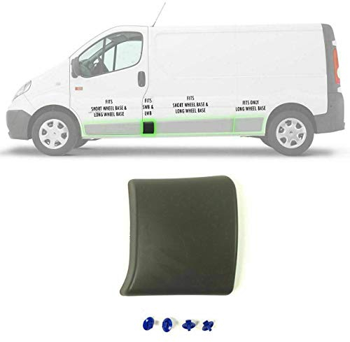 A.T.U Barre décorative pour porte latérale gauche - Compatible avec Vivaro A, Primastar, Trafic II 2001-2013