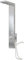 vidaXL Shower Panel System, Stainless Steel Square Design, Multifunction Rainfall, Waterfall and Massage Jets, Handheld Option, Convenient Control Knob