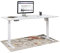 KRIEG HighDesk SMART Höhenverstellbarer Schreibtisch 160 x 80 cm I Weiß + Weiß - Elektrischer Sitz- & Stehtisch mit Tischplatte - Stehschreibtisch Elektrisch Höhenverstellbar