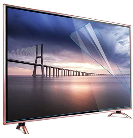 40-50inch TV Screen Protector Anti Glare, Anti Blue Light Frosted Film Anti Fingerprint Film Protect Your Eyes LCD Display Protector Film,Matte-40in(886X498) mm