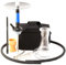 Shisha - Cachimba Completa Olympo V2, Base de Cristal, cuerpo de aluminio anodizado, Kit completo, mas Bolsa de transporte. (Azul)