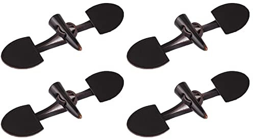 SHTGOI 4 Paar Knebelknöpfe Harz-Knopf Horn Knebelverschluss Leder Knebelverschlüsse Kleidungsersatzbutton Dufflecoat Verschluss Schnalle Resin Nähknöpfe für Pullover Windjacke Mantel Kaffee