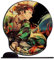 Tapis de Souris avec Repose Poignet Anime Manga Retro Boy Ergonomique Repose Poignet Gel avec Gel Antidérapant à Base de PU Tapis Souris Ergonomique Support Souris pour Bureau