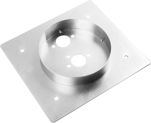 MaxEarn Placa de montaje de calentador diésel de 30 mm de alto, soporte de montaje de piso plano de torreta de acero inoxidable para calefacción auxiliar de estacionamiento, compatible con calentador