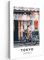 MuchoWow© Bilder Klein 20x30 cm Mini Wohnzimmer Deko Modern Wandbild Foto auf Leinwand Bild Schlafzimmer Room Decor Geschenke Tokio - Japan - Fahrrad