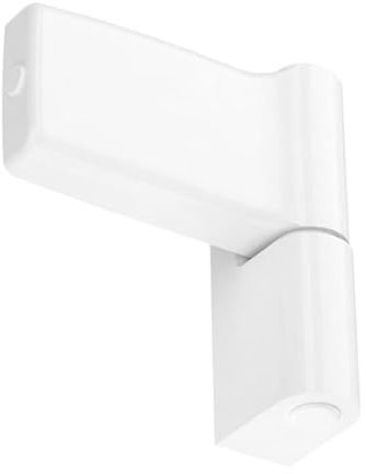 NAJDER Cerniera per porte in PVC Jocker 120 kg Altezza battuta: 17,5 mm, Cerniera per ante, Cerniera in zama, Struttura monolitica, Antieffrazione, Colore: Bianco RAL 9016