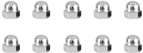 10 Pcs Acorn Cap Nuts, M10 Stainless Steel Hex Dome Cap Nut for Screws and Bolts