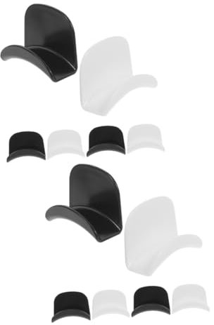 Gadpiparty 12 Stück Kopfhörerständer Kunststoff Kopfhöreraufhänger Wandhalterung Kopfhörerhaken Kopfhörerständer Game Supply Kopfhörer Wandhalter Wandhalterung Kopfhörer Aufhänger