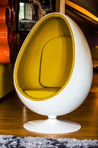 generico Sessel Design Egg Chair (gelb)