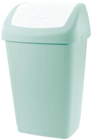 Tontarelli Poubelle Basculante 25L Aurora Salvia/Blanc