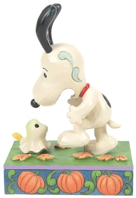Peanuts by Jim Shore Snoopy With Ghost Figurine