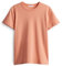 OPUS Damen Kurzarmshirt | T-Shirt SAMUN Slim aus BCI Cotton Mix Pale orange, 36