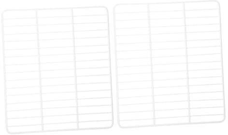 Gatuida 2pcs Refrigerator Shelves Metal Fridge Dividers Freezer Storage Organizers Wire Partition Chest Freezer Divider for Supermarket