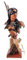 Kremers Schatzkiste Tomahawk Indianerbüste mit Federn - 36 x 14 x 10cm Häuptling Deko Figur Handbemalte Polyresin Statue für Sammler und Liebhaber der Native American Kultur Wilder Westen