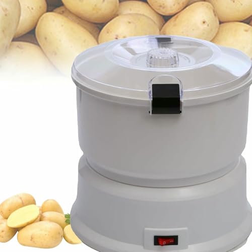 Potato Rumbler Peeler Machine, Electric Potato Peeler, for Potatoes, Carrots and Fruits