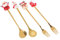 KICHOUSE 1 Juego De Cubiertos Navideños Decoraciones Navideñas Vajilla Navideña Tenedores Navideños Tenedores De Restaurante Cucharas Para Fiesta Navideña Cuchara Multiusos Tenedor