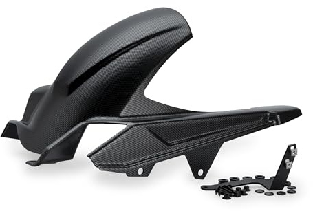 Puig 22379C Rear Fender; aerodynamic and durable design; made of high-quality ABS; quick installation; ideal for protection and style, Carbon Look