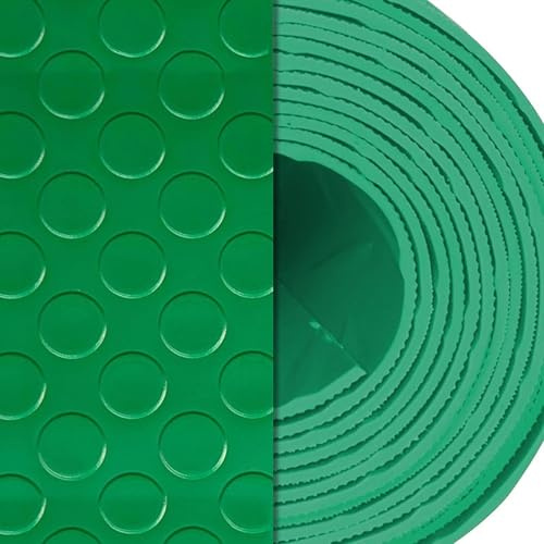 Coin Pattern Floor Mats, Thickened Sheet Vinyl Flooring for Commercial Gyms, Boats Helm Pads, Anti-Fatigue Solution