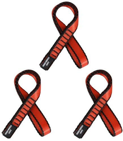 NivLop 18MM Nylonband Multifunktions-Schlaufe mit 23KN Tragkraft | Hochfeste Bandschlaufe für Outdoor-Sport, Fitness, Yoga-Hängematten und mehr