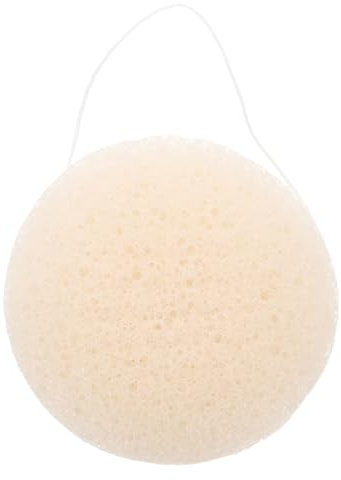 HEALEEP Halbkugelförmiger Weißer Zauber Gesichtsreinigungsschwamm Sanftes Peeling und Make up Entferner Handlich Feuchtigkeitsspendend für Frauen und Mädchen zur Täglichen