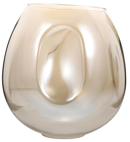 Glas Lampenschirm für E26 E27 Transparenter im Europäischen Stil | 1 Stück, 47mm Öffnung, Glatte Oberfläche, Klare Optik, für Kronleuchter, Essbereich und Kücheninsel