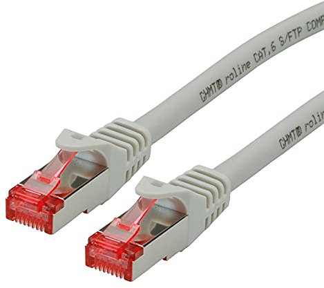 Roline 21152609 20m Cat6 S/FTP (S-STP) Gris - Cable de Red (20 m, Cat6, RJ-45, RJ-45, Macho/Macho, S/FTP (S-STP))
