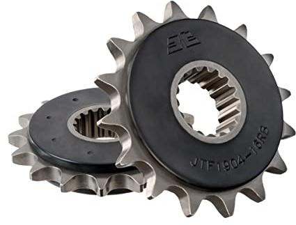 JT Sprockets JTF1904.16RB 16 Teeth Rubber Padded Front Countershaft Sprocket - Pack of 1
