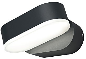 OSRAM 4058075031531 A++ to A LED Außenleuchte, Endura Style Mini Spot I, 340 Grad verstellbar, 3000K, Aluminium, 7.5 W, warmweiß, 10 x 11 x 5.4 cm