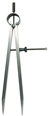 PROFI Präzisions-Federzirkel DIN 6487 mit gehärteten Spitzen, Größe: 400 mm