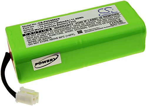 Powery - Batteria per robot aspirapolvere Philips EasyStar FC8802, 14,4 V, NiMH [batteria per robot aspirapolvere]