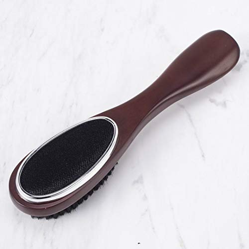 3 in 1 Wooden Clothes Brush,Shoes Horn & lint Remover (Clothes Brush 3 in 1 Mahagany)