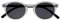 OPULIZE Zen Gafas de Lectura Solares Montura Redonda Cristal Transparente Negro Mate Pequeño y Ligero Bisagras con Muelle Resistente a los Arañazos Lentes Oscuros Unisex S24-C +2.00