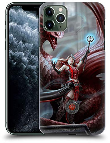 Head Case Designs Officially Licensed Anne Stokes Scarlet Mage Dragon Friendship Hard Back Case Compatible With Apple iPhone 11 Pro Max
