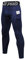 LNJLVI Kompressionshosen Herren Workout Sport-Leggings Atmungsaktiv Fitness Strumpfhosen Lange Running-Hosen(Navy,XL)