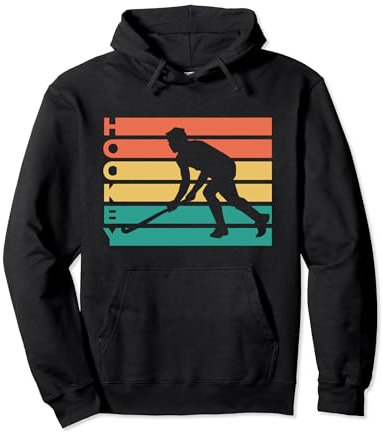 Retro Vintage Hockey Geschenk für Hockeyspieler Pullover Hoodie