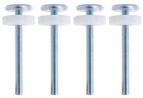 4 Stück Schrauben Für Kinderlaufstall Adapter Für Babygitter Baby Gate Gewindespindelstange Druckmontierte Verschlussschraube Baby-torstangen Kein Stanzen M8 Türschacht Metall