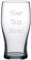 EIO Gifts Personalised Tulip Toughened 570ml Pint Glass in Satin Lined Presentation Gift Box - Engraved with Your Custom Text