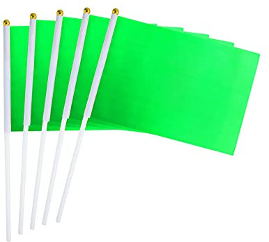 WXTWK Grüne Flagge (25 Stück, grün).