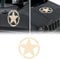4R Quattroerre.it 17114 Adesivi Stella Army Militare per Jeep Renegade Cofano Portiera Anteriore, Diametro 33 cm, Sabbia, 2 Pezzi