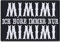 MIMIMI Aufnäher Ich höre immer nur Mimimi Aufbügler Patch zum annähen/aufbügeln | Biker Bügelbilder Sarkasmus Sticker Geschenk Applikation für alle Stoffe & Leder | 87x60mm